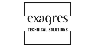 Logo d’EXAGRES, fournisseur de pièces céramiques pour extérieurs et zones de piscine
